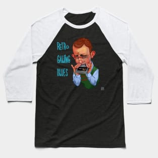 Oldgamer's Blues Baseball T-Shirt